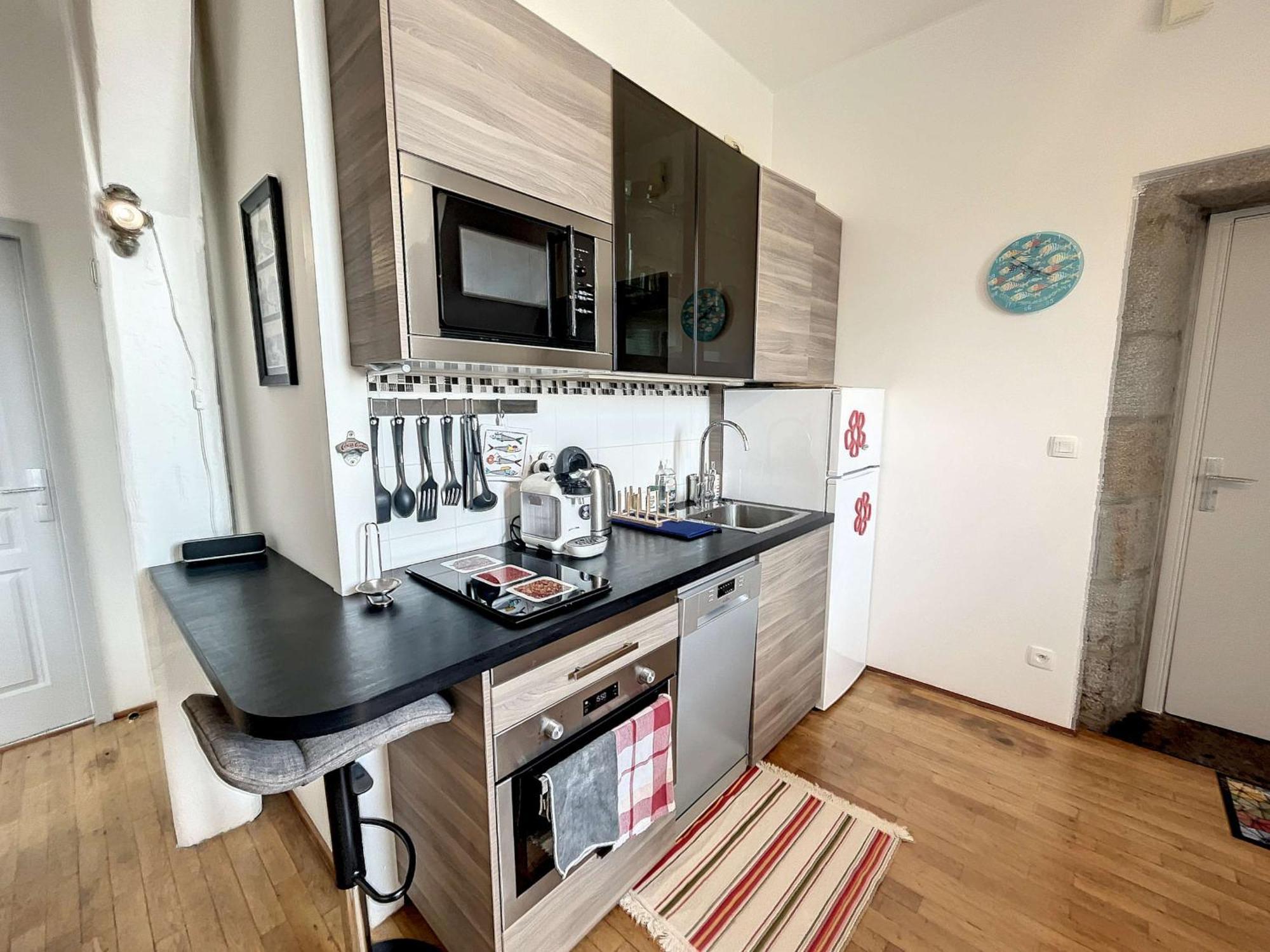 Appartement Cosy, 200M Plage, Parking Prive, Wifi - Fr-1-361-18 Granville Eksteriør bilde